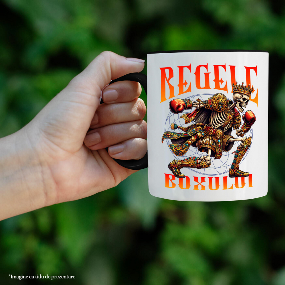 Cana Personalizata Schelet Boxer – Regele Boxului, Motivație și Sport de Contact [2]