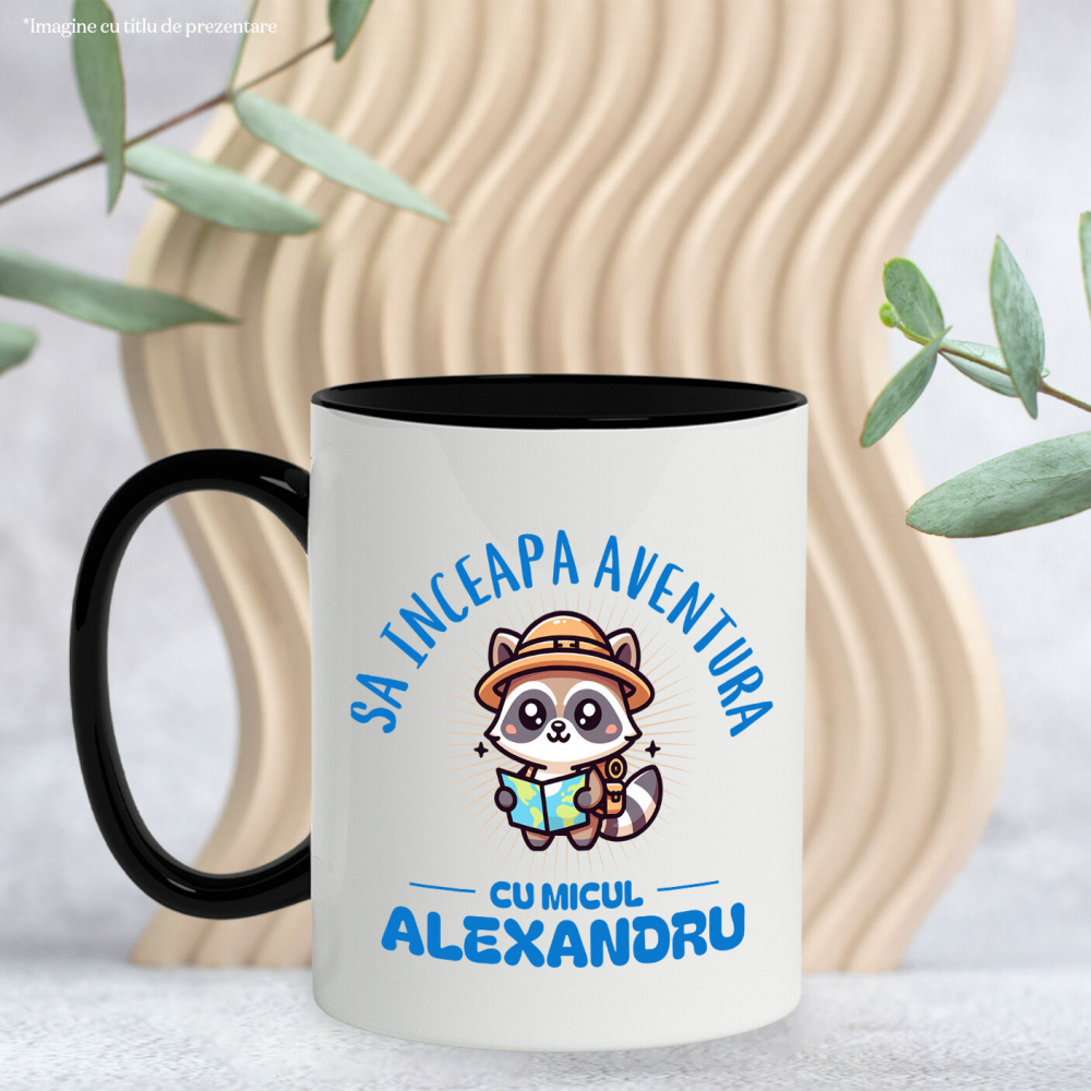 Cana Personalizata Tricou Personalizat Aventură - „Să Înceapă Aventura” | Cadouri pentru Copii [3]