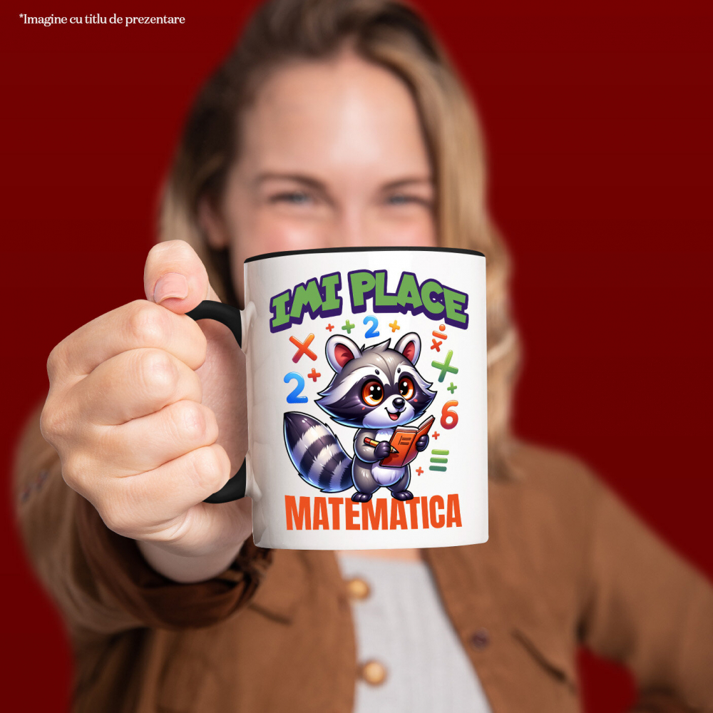 Cana Personalizata Tricou Sconcs Matematician - "Îmi Place Matematica" | Cadou Educațional pentru Copii și Iubitori de Știință [2]