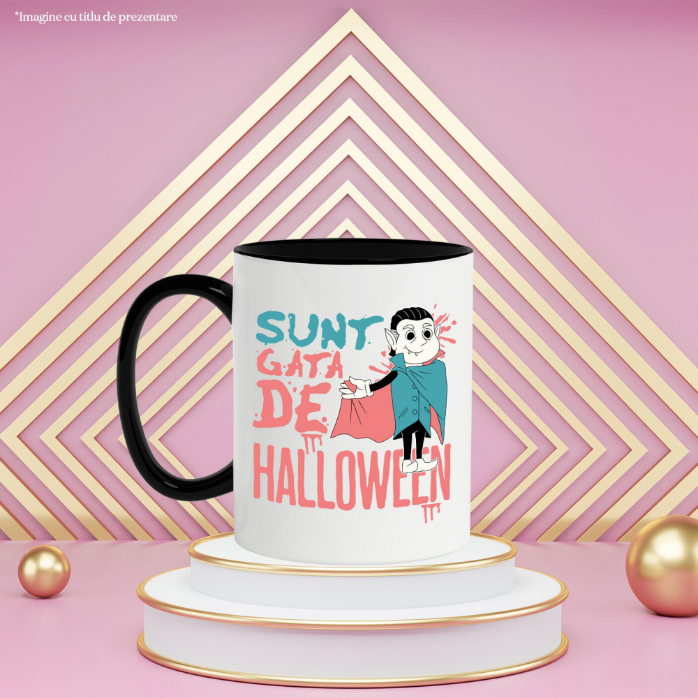 Cana Personalizata Costum Dracula Cu Colți Și Capa | Halloween Horror pentru Copii și Adulți [3]