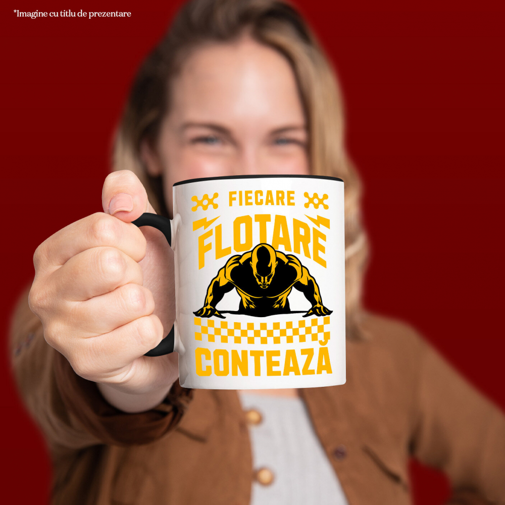 Cana Personalizata Silueta Bărbat Flotare - Tricou Personalizat Motivațional pentru Sportivi [2]