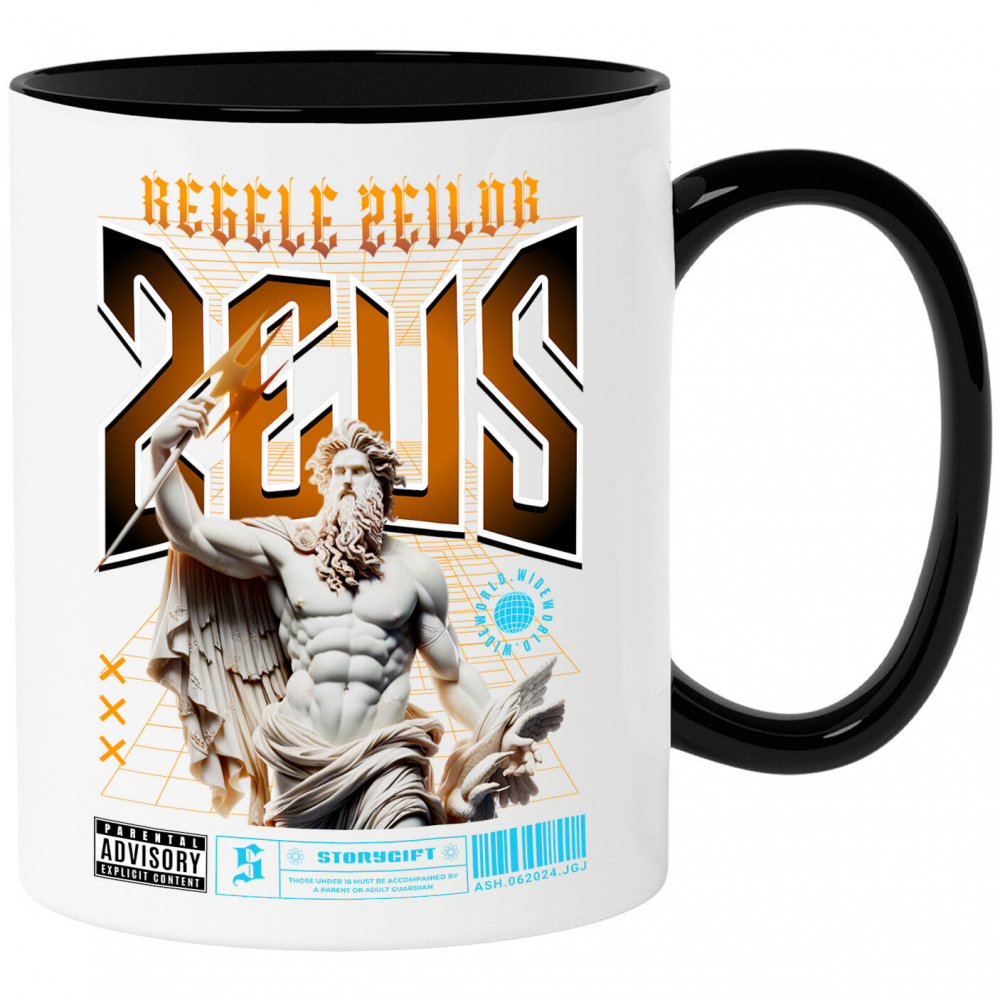 Cana Personalizata Statuie Grecească Bust Dezgolit Zeus – Cadou Motivational „Regele Zeilor” [1]