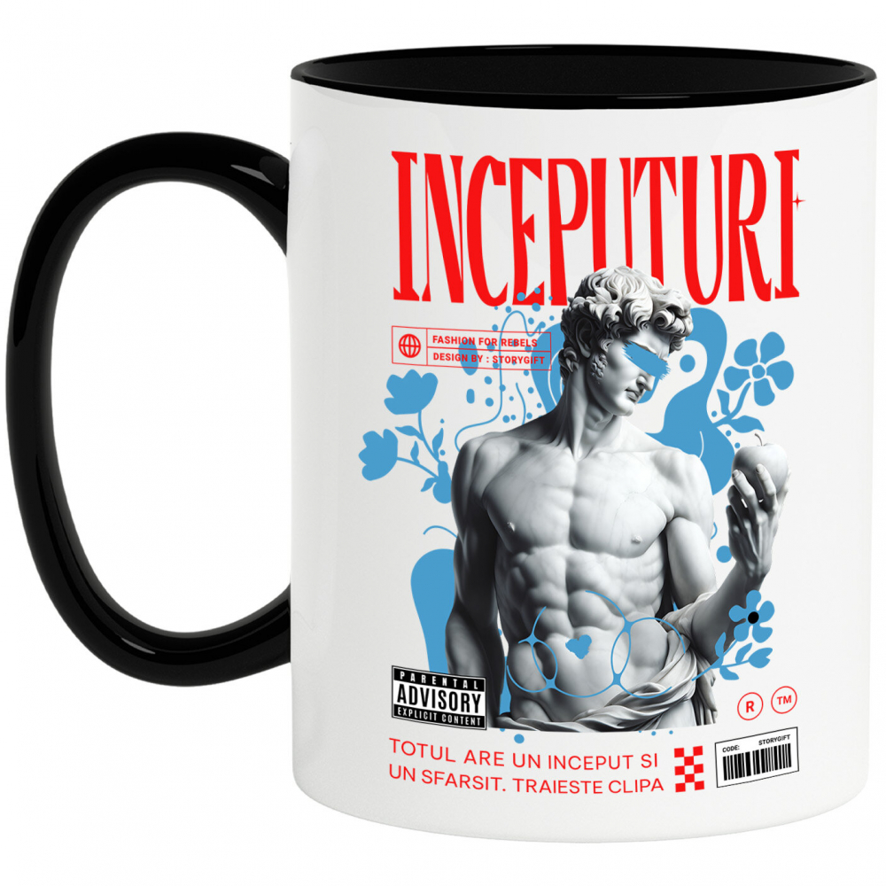 Cana Personalizata Statuie Bust Masculin Cu Mar – Cadou Personalizat „Totul Are Un Început Și Un Sfârșit” [1]