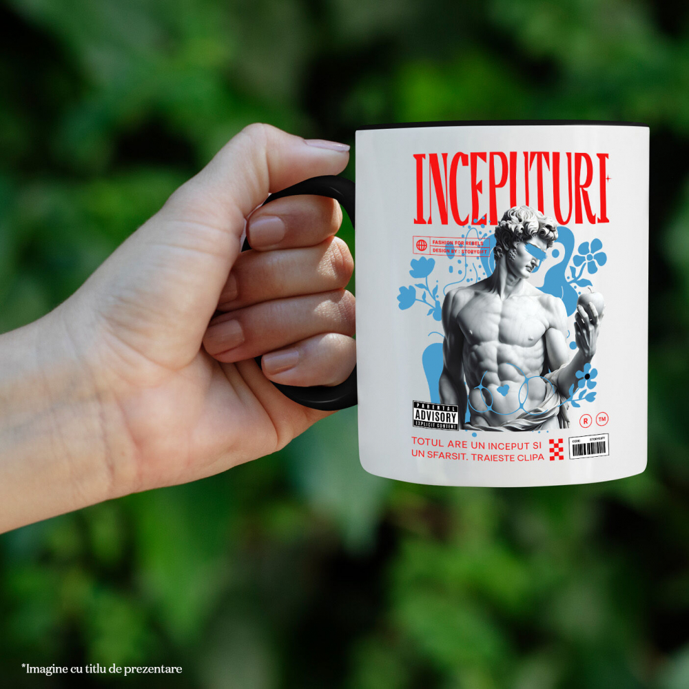 Cana Personalizata Statuie Bust Masculin Cu Mar – Cadou Personalizat „Totul Are Un Început Și Un Sfârșit” [2]