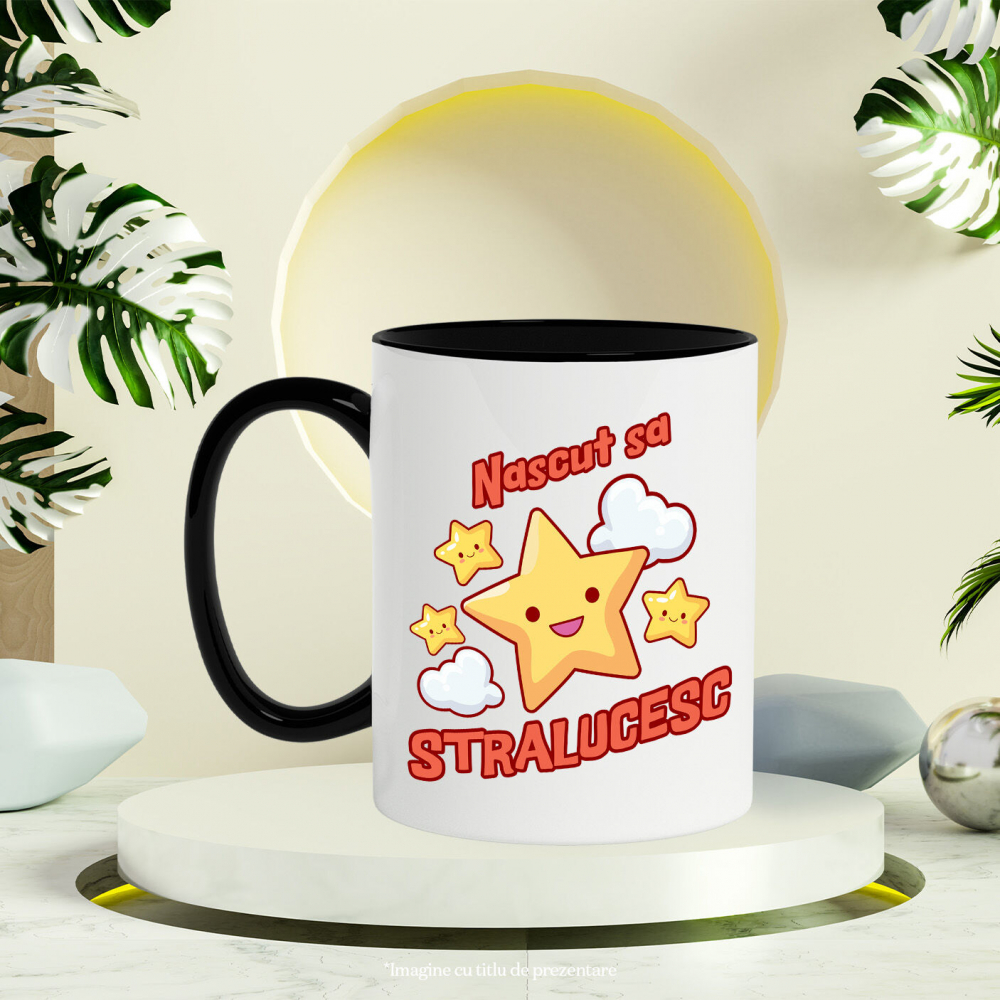 Cana Personalizata Cadou Personalizat „Stele Vesele Printre Nori” | Mesaje pentru Copii și Familie [3]
