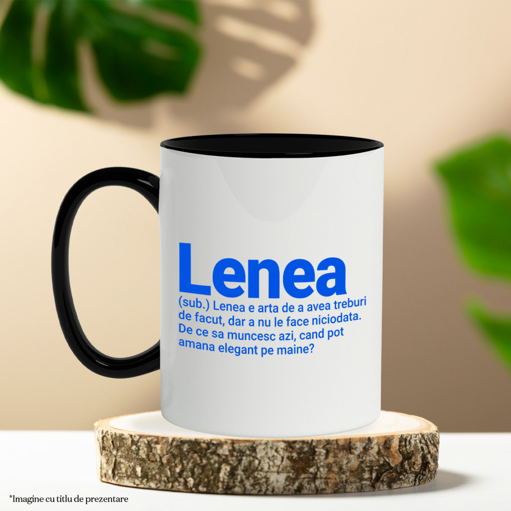 Cana Personalizata „Cadouri personalizate cu mesaje haioase pentru familie și copii | Lenea ca artă” [3]