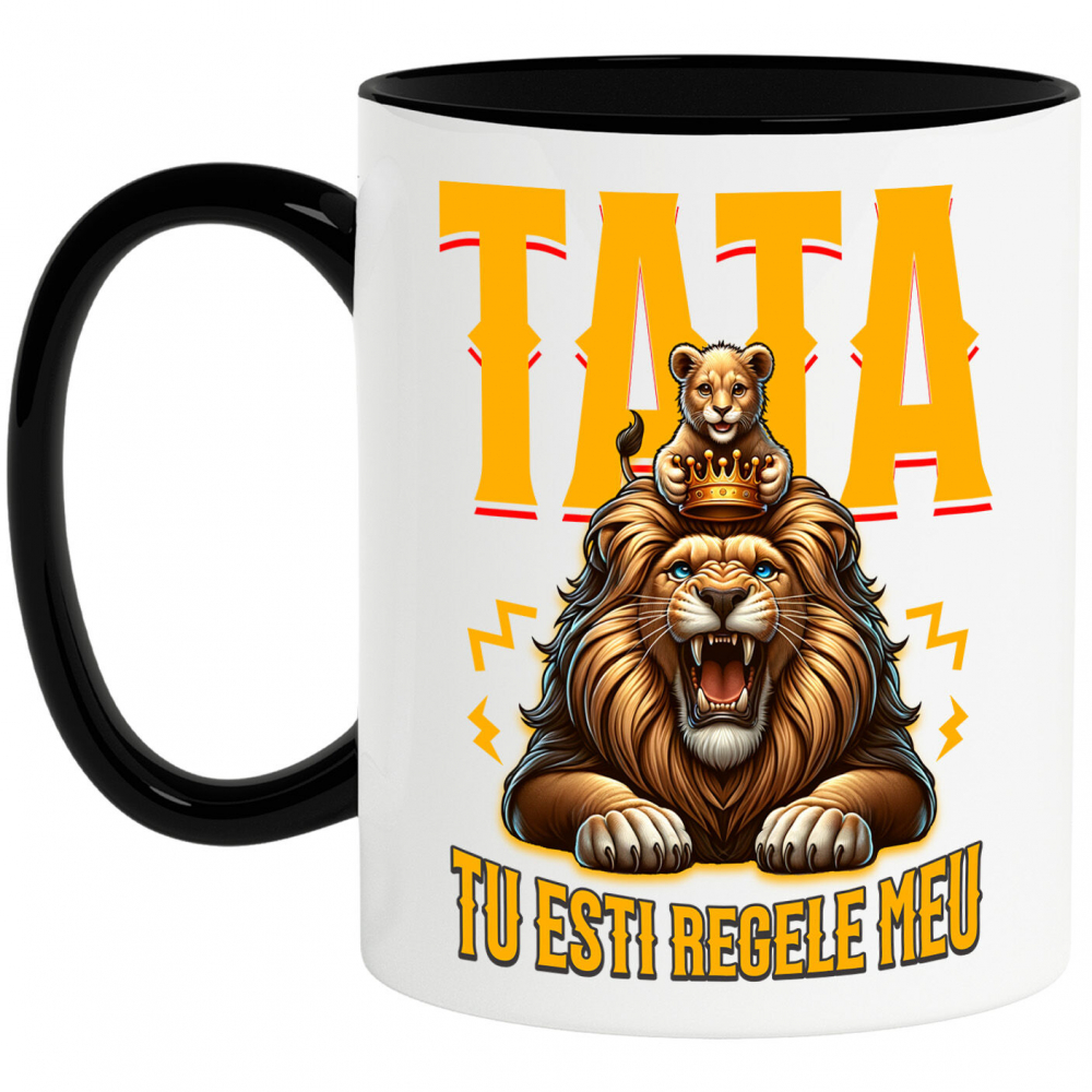 Cana Personalizata Cadouri Personalizate Tata și Fiu | Pelerină Roșie, Eroul Meu Tata [1]