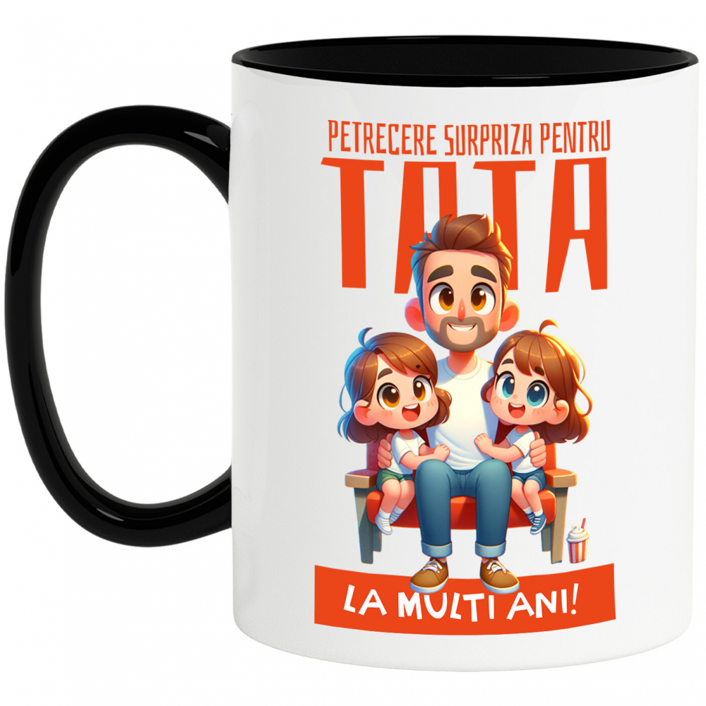 Cana Personalizata Cadouri Personalizate Tata și Fiică | Pelerină Roșie, Eroul Meu, Protectorul Meu [1]