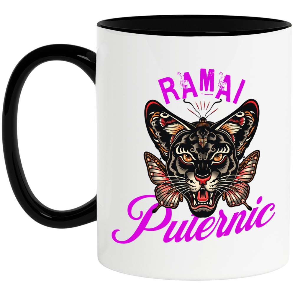 Cana Personalizata „Tigru Furios Cu Aripi De Fluture – Cadou Motivational „Rămâi Puternic” Personalizat” [1]