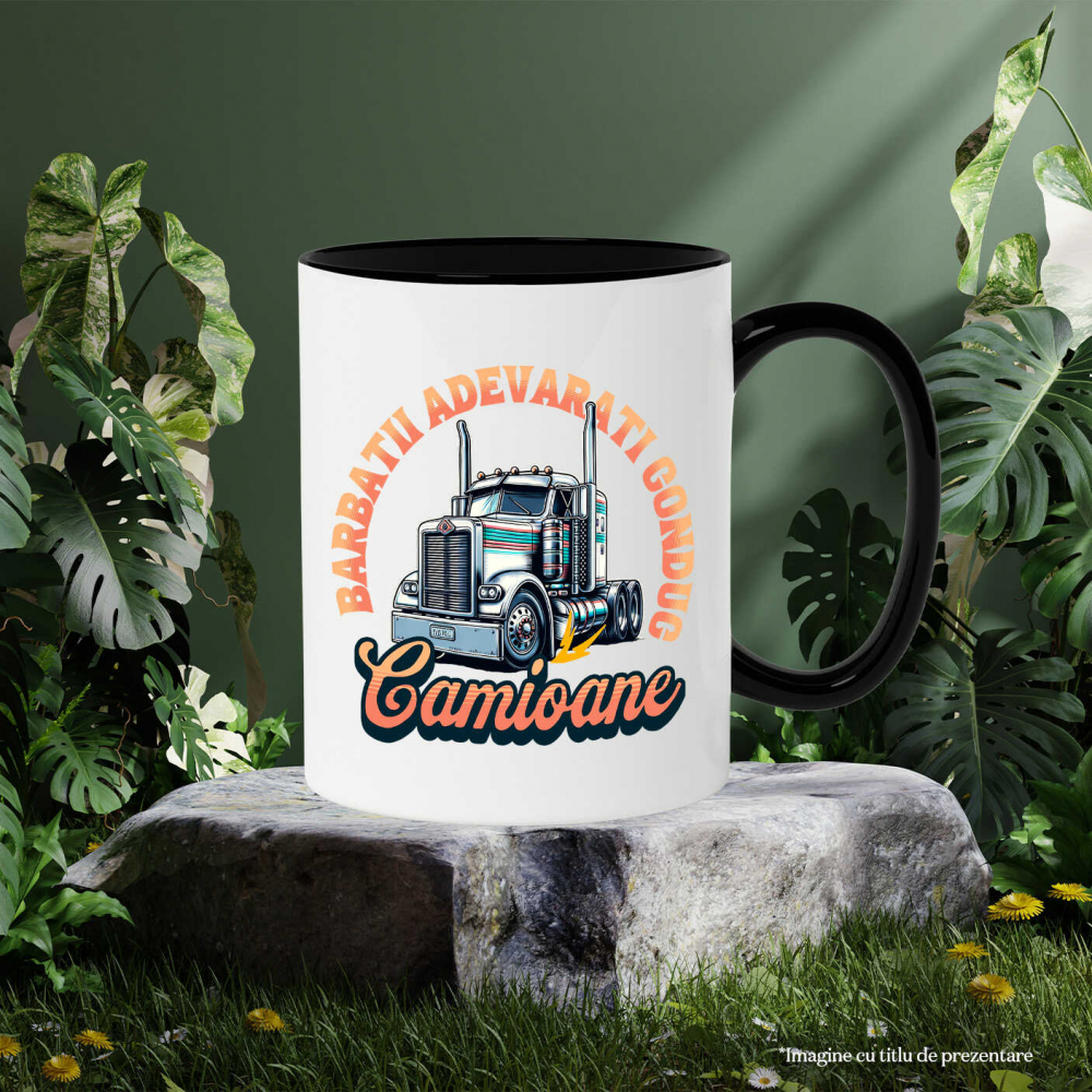 Cana Personalizata Tir Colorat – Meserie Pentru Bărbați Adevărați | Camionagii Haiosi [3]