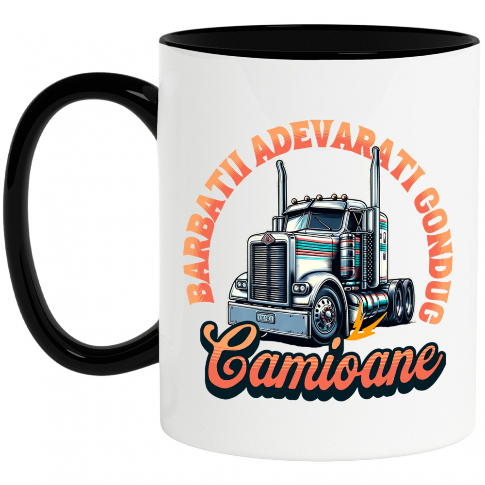 Cana Personalizata Tir Colorat – Meserie Pentru Bărbați Adevărați | Camionagii Haiosi [1]