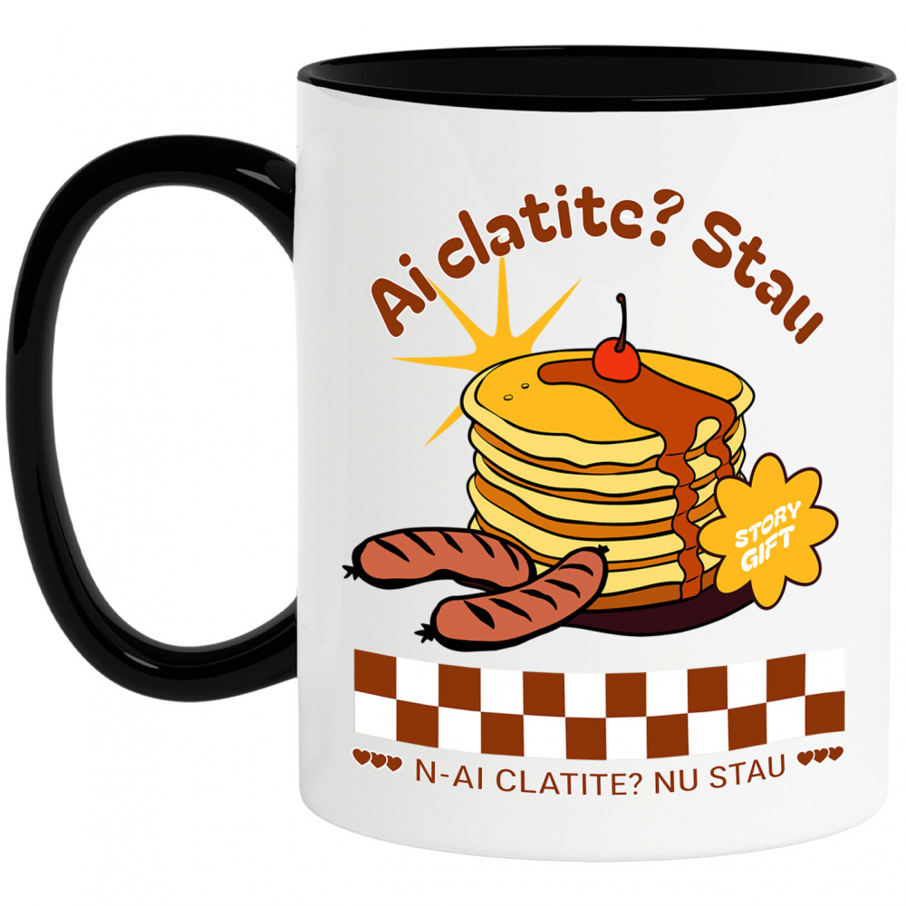 Cana Personalizata Clătite personalizate cu text amuzant | Cadouri dulci pentru iubitorii de clătite și familie [1]