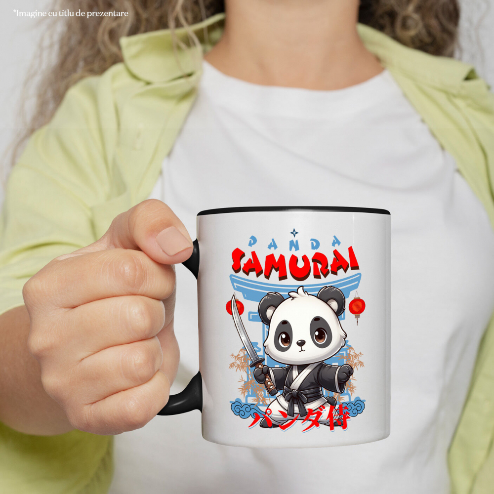Cana Personalizata Panda Samurai Ninja – Cadou Personalizat pentru Copii și Familie [2]