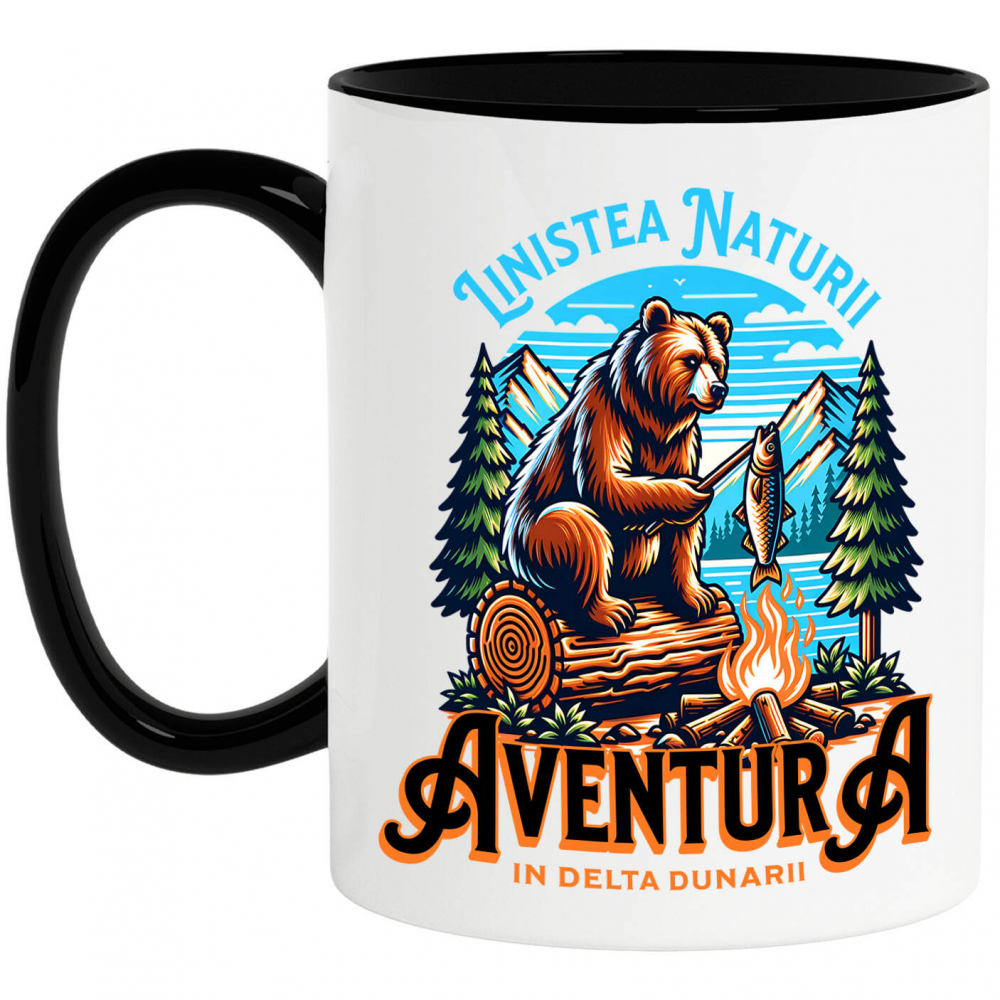Cana Personalizata Tricou Personalizat Aventură - „Liniștea Naturii, Delta Dunării” | Cadouri Outdoor [1]