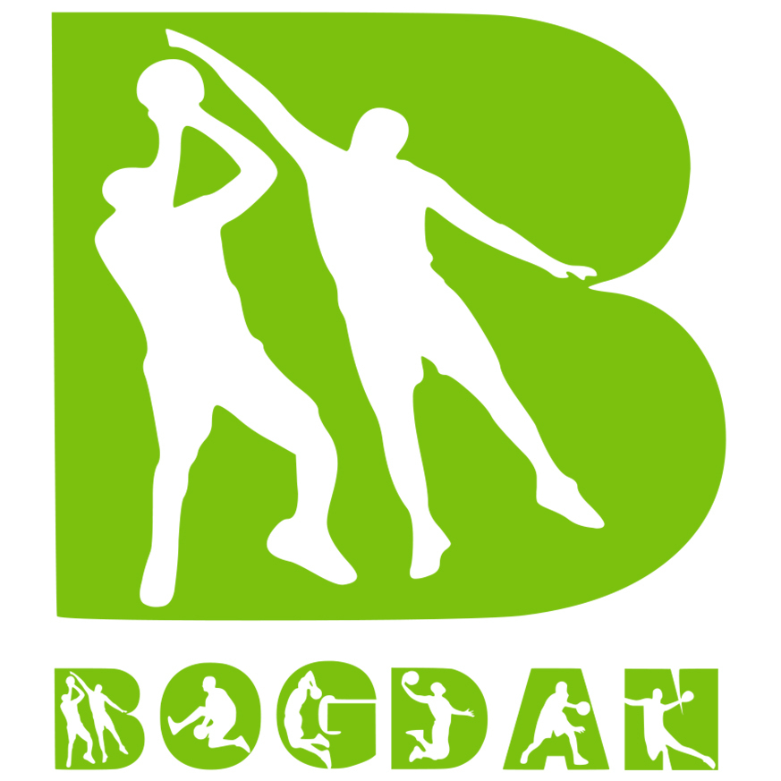 Sticker Adeziv Iubitorii De Bascketball, Minge, Siluete Sportivi, Text Nume Personalizat, Copii, Culoare Verde , cu Margini Albe, PVC Vinyl, 10 CM [1]