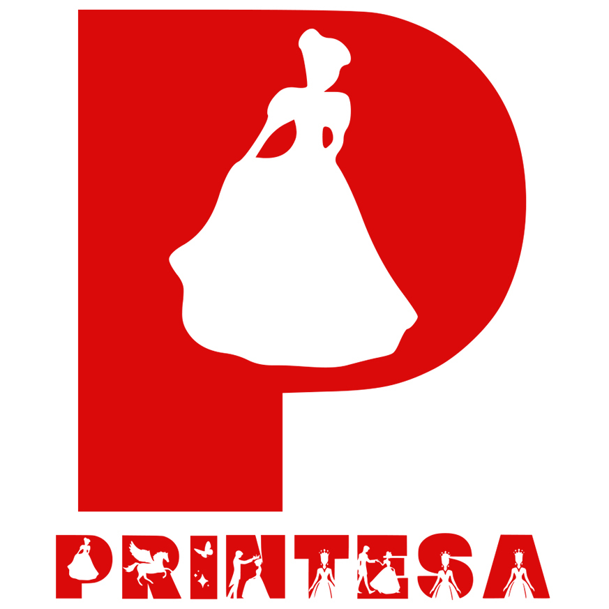 Sticker Adeziv Iubitorii De Basme magice, Printesa, Unicorn, Text Nume Personalizat, copii, Culoare Rosu , cu Margini Albe, PVC Vinyl, 10 CM [1]