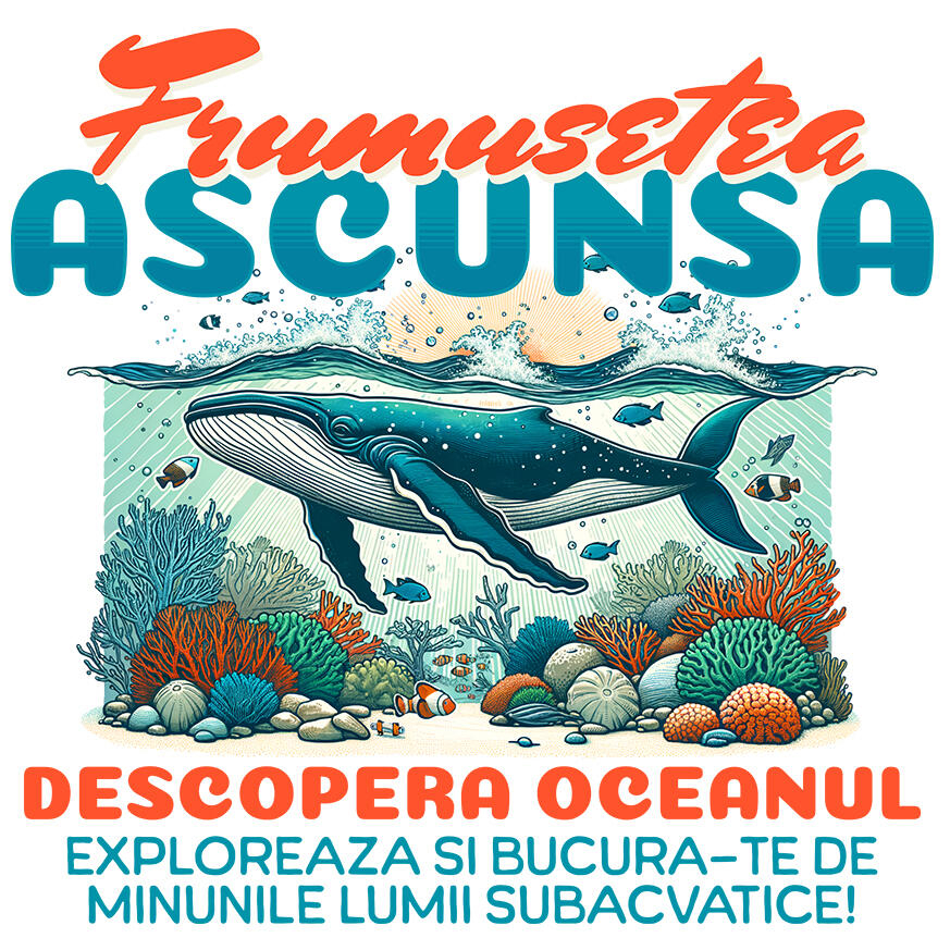 Sticker Adeziv Autocolant Personalizat „Balena Sub Apa – Frumusețea Ascunsă a Oceanului Cadou Personalizat pentru Iubitorii de Mare și Viață Marină” [1]