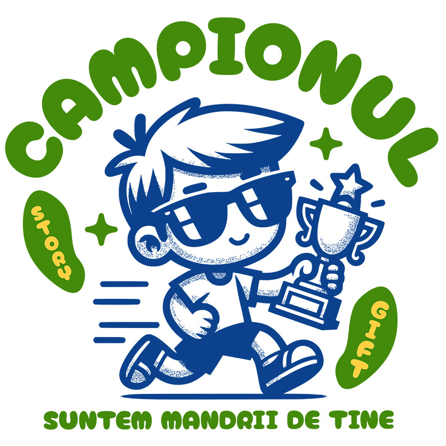 Sticker Adeziv Autocolant Personalizat Cadouri Personalizate pentru Campioni – Trofee, Tricouri și Accesorii Unice [1]