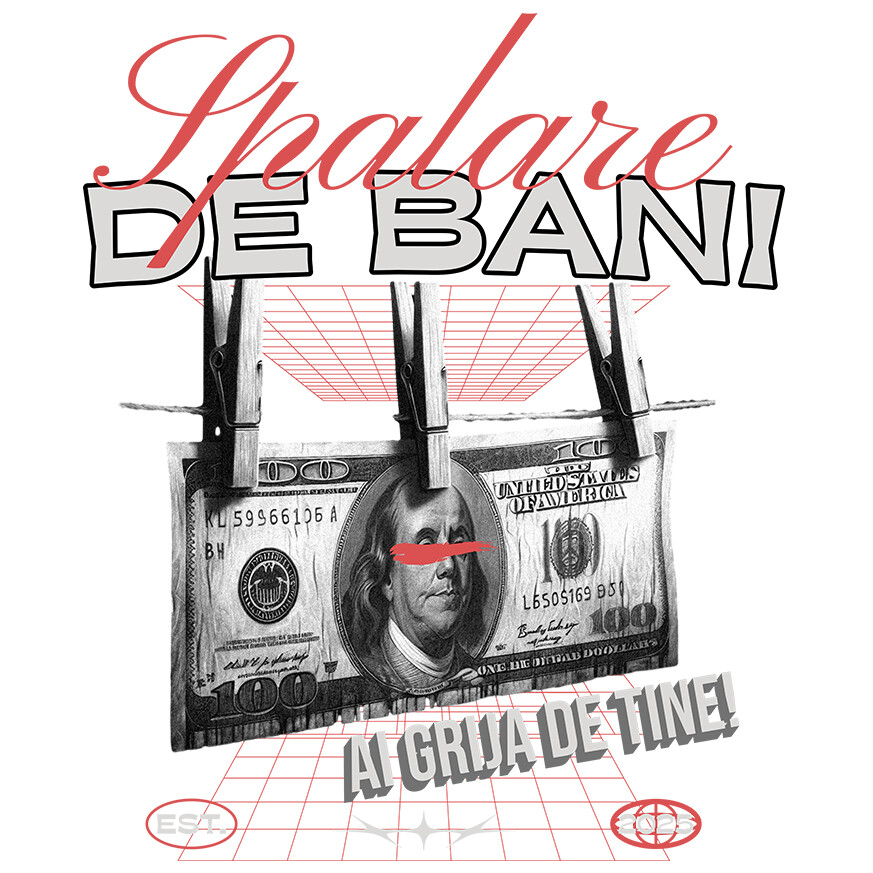 Sticker Adeziv Autocolant Personalizat Bancnota 100 Dolari în Cârlige – Design Amuzant și Personalizat [1]