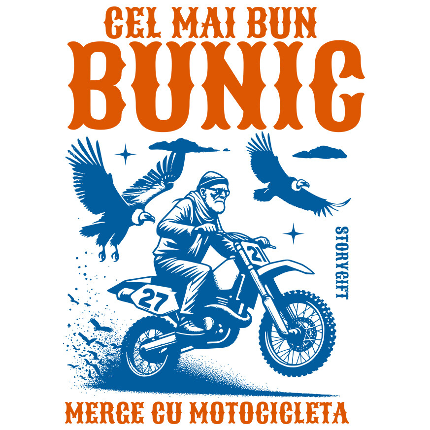 Sticker Adeziv Autocolant Personalizat Motocross și Adrenalină – Bărbat pe Motor de Curse în Natură [1]