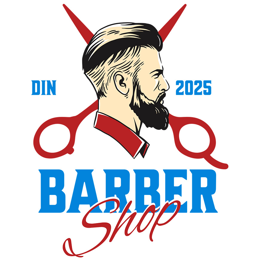 Sticker Adeziv Autocolant Personalizat Bărbat Profil Uman – Instrumente Frizerie, Barber Shop, Pasiune pentru Meserie [1]