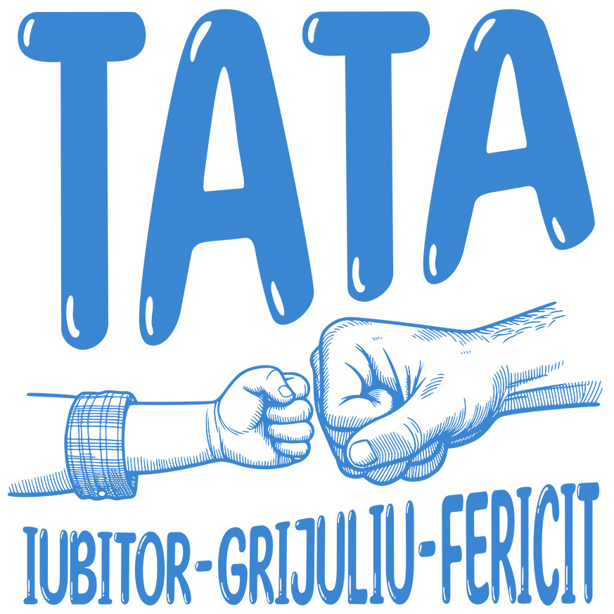 Sticker Adeziv Autocolant Personalizat Cadou Personalizat „Bătăie De Pumn” pentru Tata Iubitor și Grijuliu | Mesaje Emoționante pentru Familie [1]