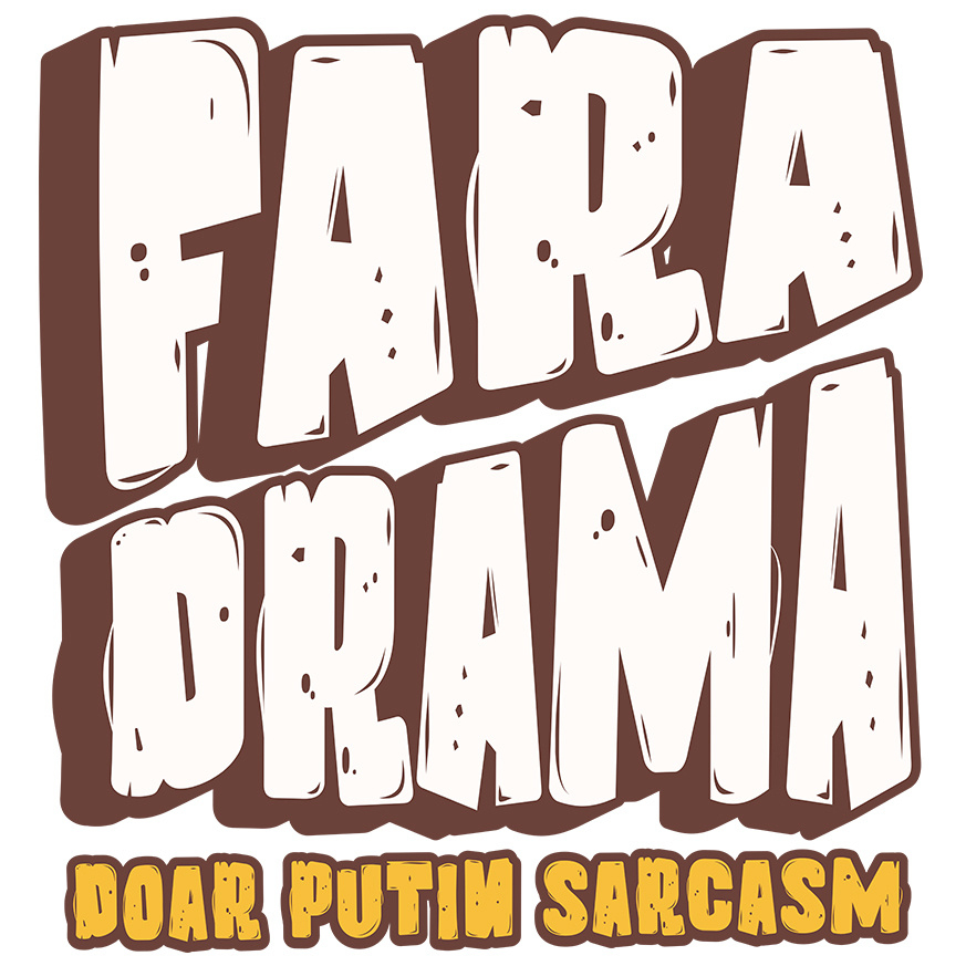 Sticker Adeziv Autocolant Personalizat Mesaj Haios „Fără Dramă, Dar Puțin Sarcasm” - Cadou Personalizat Vintage [1]