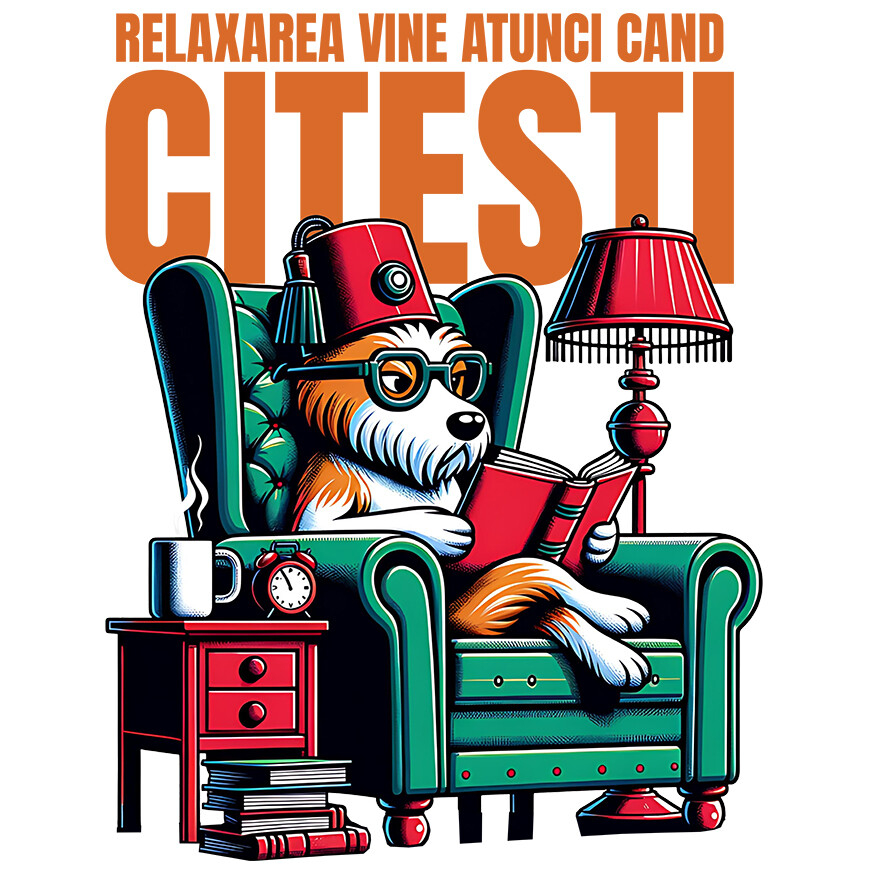 Sticker Adeziv Autocolant Personalizat „Câine Artist Tablou Canvas – Artistul Casei La Cerere – Pictură Personalizată Perete” [1]