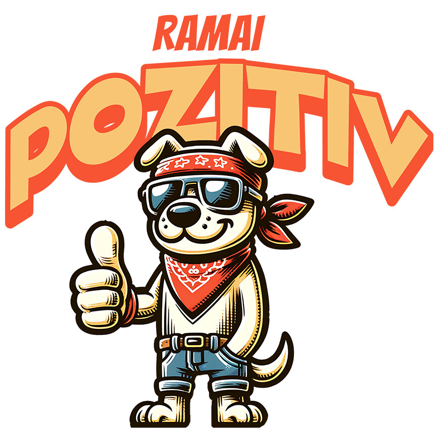 Sticker Adeziv Autocolant Personalizat „Câine Biker cu Bandană Roșie – Cadou Personalizat pentru Iubitorii de Câini și Spirit Liber” [1]