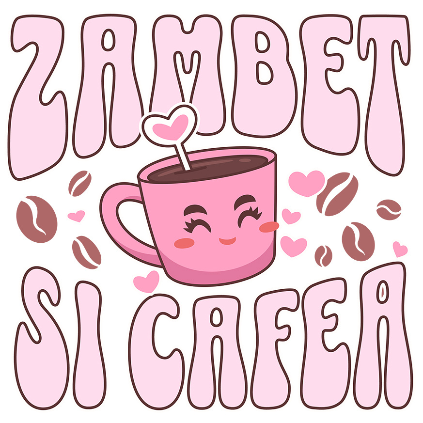 Sticker Adeziv Autocolant Personalizat „Cana de Cafea Zambitoare - Cadou Personalizat pentru Iubitorii de Cafea și Energie” [1]