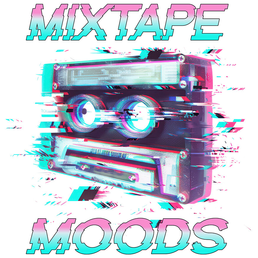 Sticker Adeziv Autocolant Personalizat Casetă Audio Retro Vintage – Eroare Calculator & Mixtape Moods Cadou Personalizat [1]