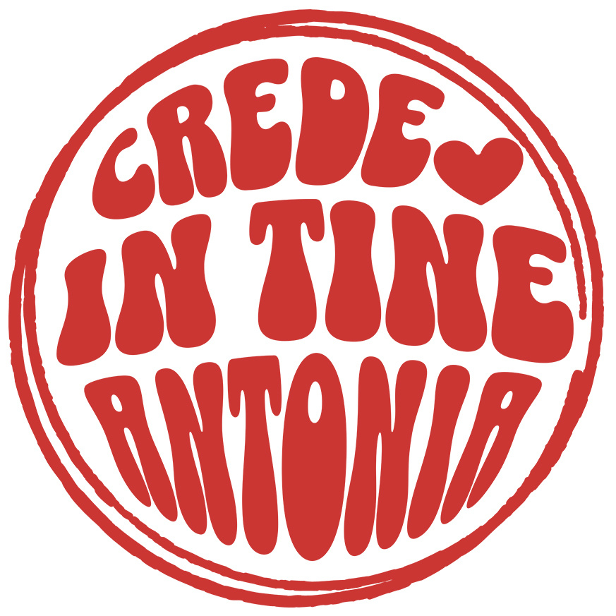 Sticker Adeziv Autocolant Personalizat "Cerc Roșu Inimioară Suflet Crede În Tine - Cadou Personalizat pentru Antonia, Iubire și Prietenie" [1]