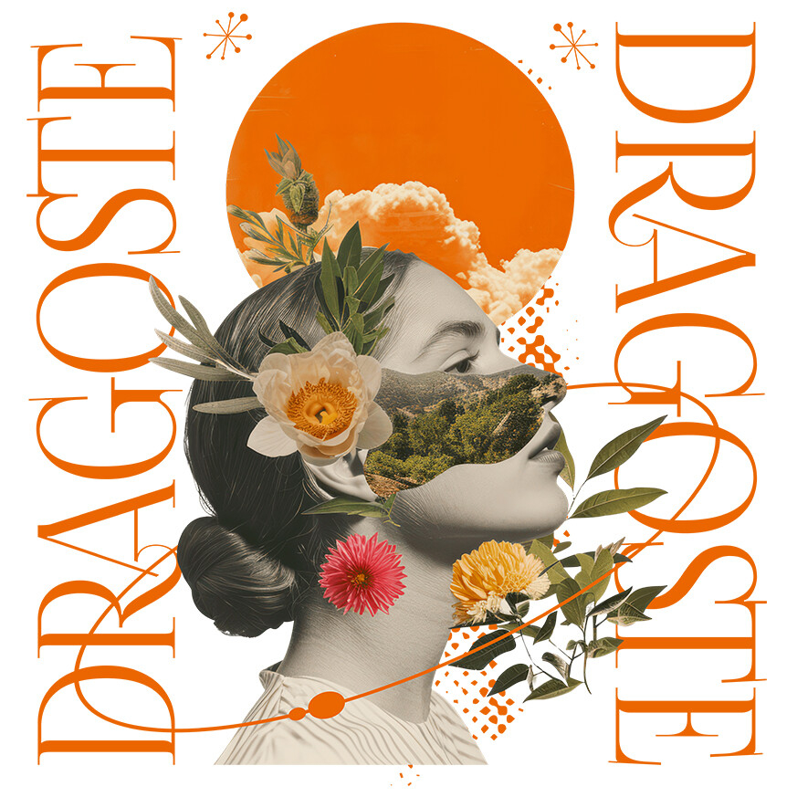 Sticker Adeziv Autocolant Personalizat Chip Feminin Abstract cu Soare și Text de Dragoste | Cadouri Romantice Personalizate pentru Femei și Familie [1]