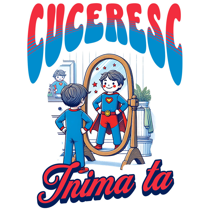 Sticker Adeziv Autocolant Personalizat Copil în Costum Super-erou – Cadou Personalizat „Cuceresc Inima Ta” pentru Copii [1]