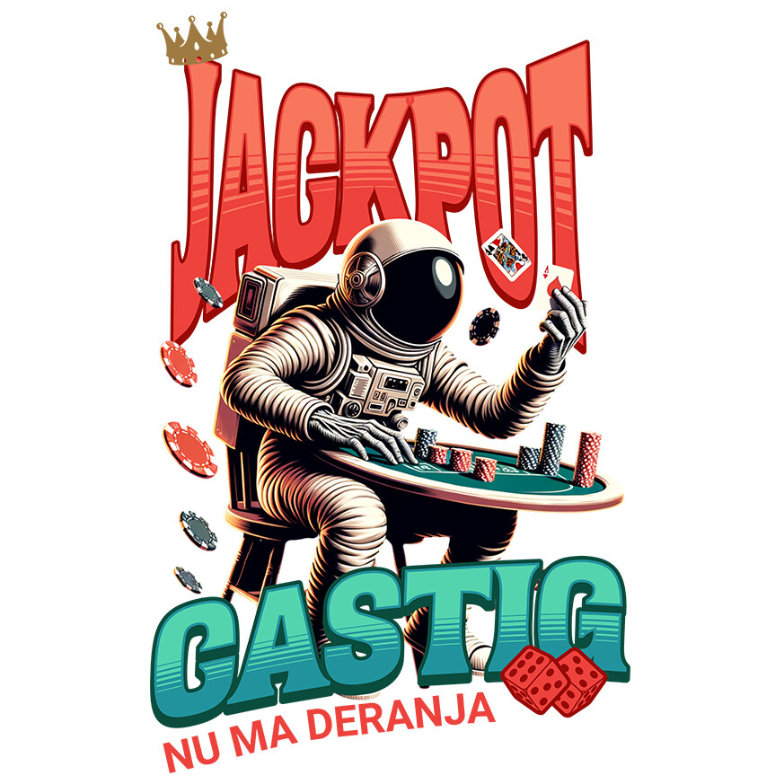 Sticker Adeziv Autocolant Personalizat Astronaut Jucând Poker – Design Unic pentru Produse Personalizate [1]