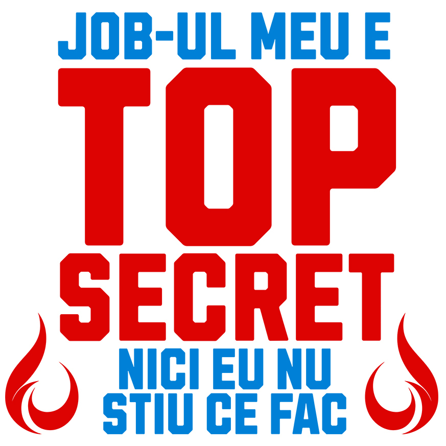 Sticker Adeziv Autocolant Personalizat Design Haios – Flăcări, Procrastinare și Meserie în Stil Amuzant [1]