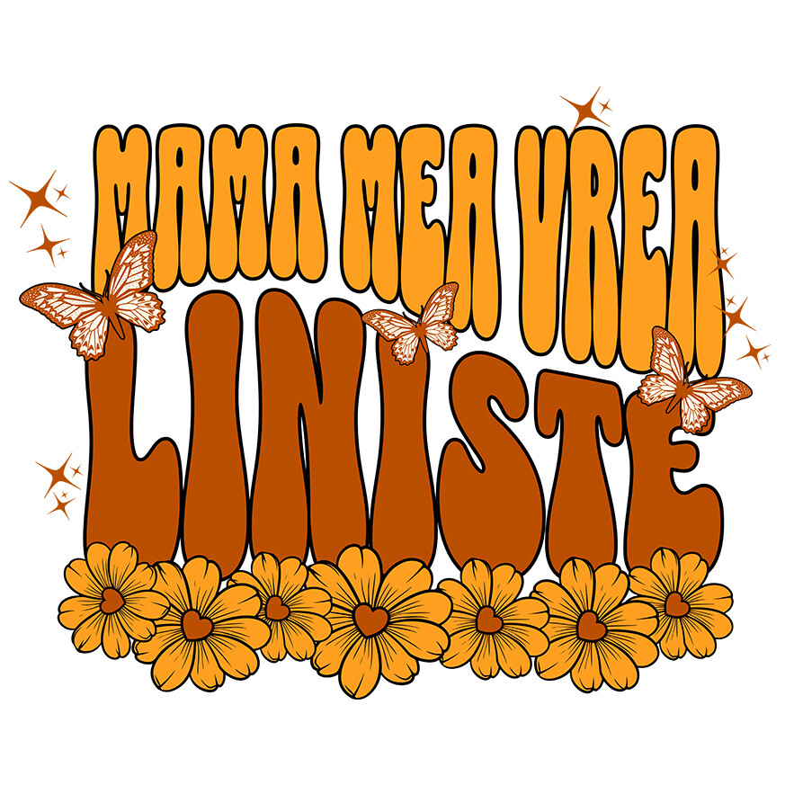 Sticker Adeziv Autocolant Personalizat Decor Personalizat pentru Mama - Flori Galbene și Mesaj Special [1]