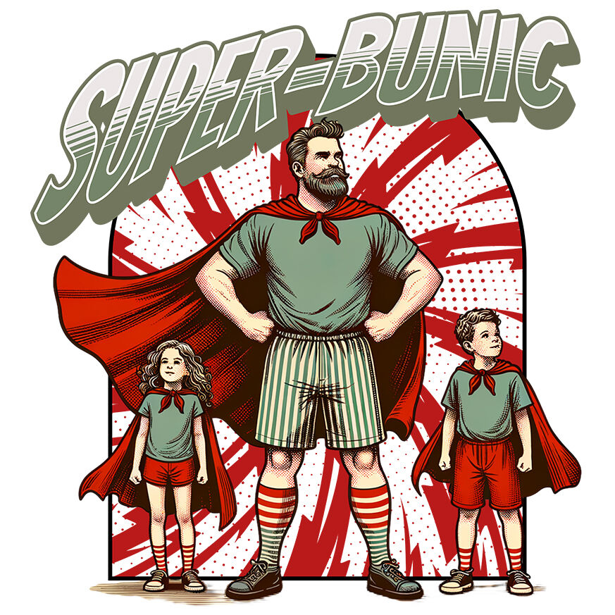 Sticker Adeziv Autocolant Personalizat Tricou Personalizat Super Bunic – Cadou Unic pentru Familie și Nepoți [1]