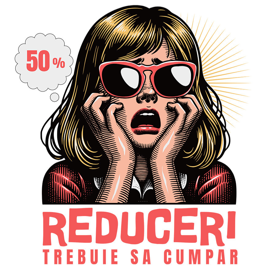 Sticker Adeziv Autocolant Personalizat Fată Blonda Retro cu Ochelari de Soare - Reduceri și Cadouri Personalizate [1]