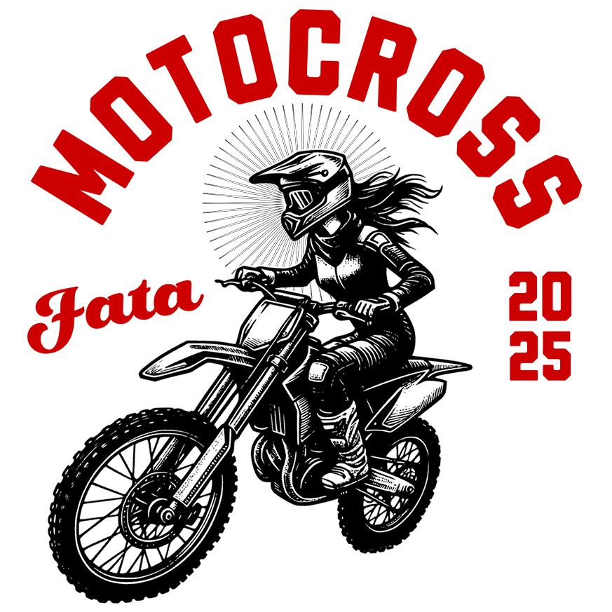 Sticker Adeziv Autocolant Personalizat Fată Motociclistă – Pasiune pentru Motocross și Adrenalină [1]