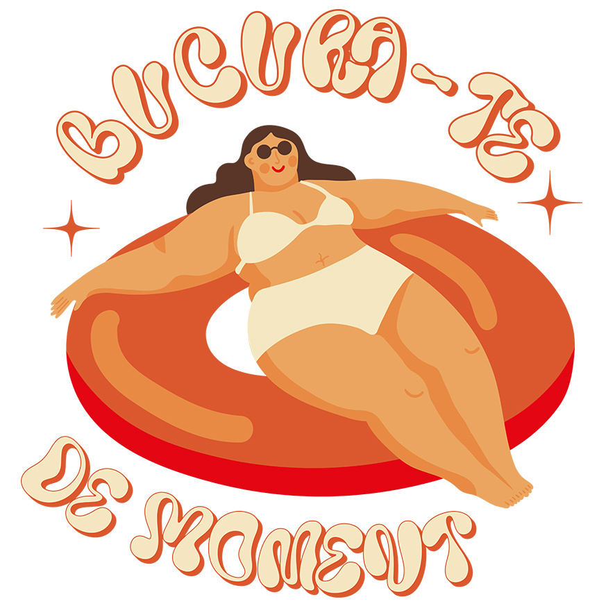 Sticker Adeziv Autocolant Personalizat Femeie Cu Ochelari De Soare Pe Colac – Cadouri Personalizate Pentru Femei, Familie și Prieteni [1]