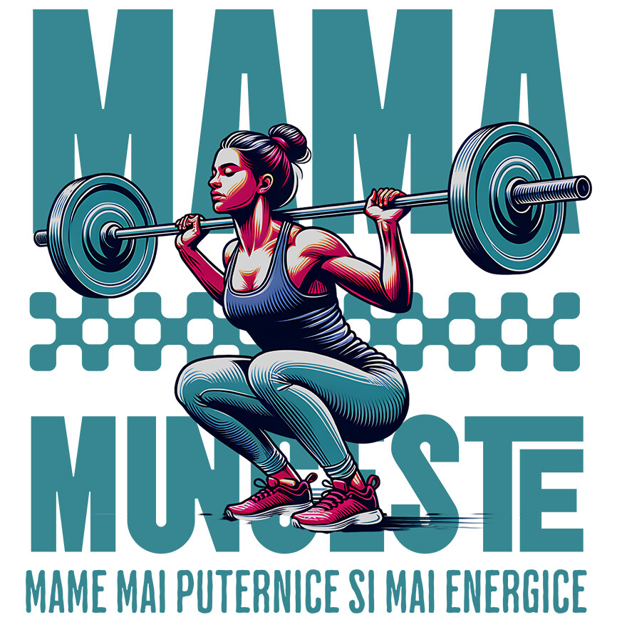 Sticker Adeziv Autocolant Personalizat "Femeie Puternică – Cadouri Personalizate pentru Mama Muncitoare și Energetică" [1]