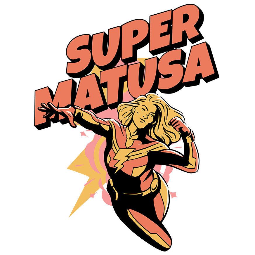 Sticker Adeziv Autocolant Personalizat Cadou Personalizat „Super Mătușă” | Femeie Super Erou pentru Familie și Iubire [1]