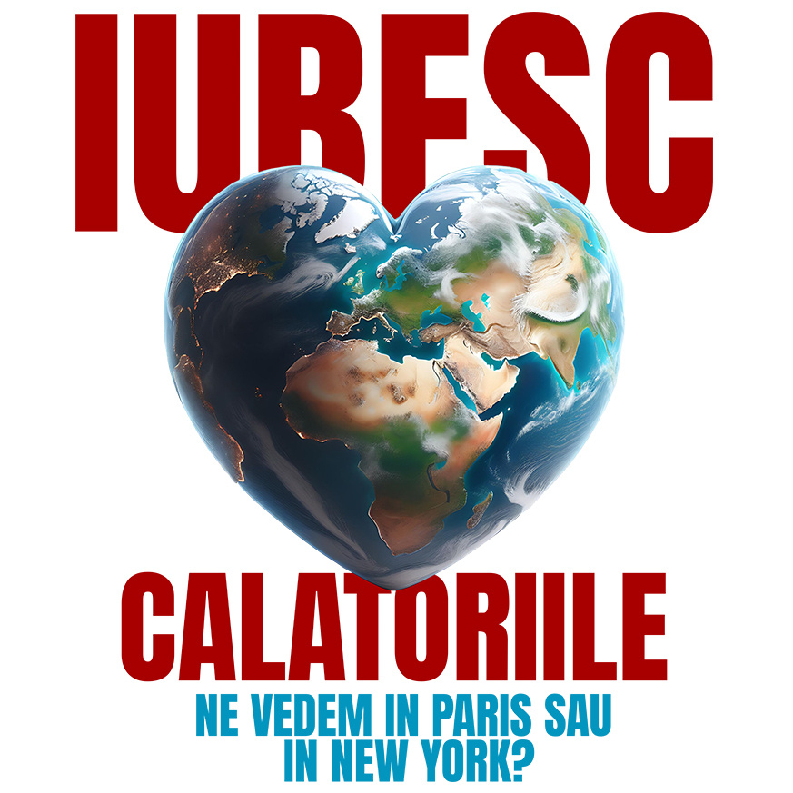 Sticker Adeziv Autocolant Personalizat "Glob pământesc personalizat – Iubesc călătoriile, Paris sau New York, destinații de vis" [1]