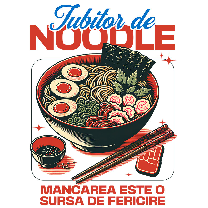 Sticker Adeziv Autocolant Personalizat Supă ramen personalizată cu ou și legume – Cadou perfect pentru iubitorii de mâncare asiatică și anime [1]