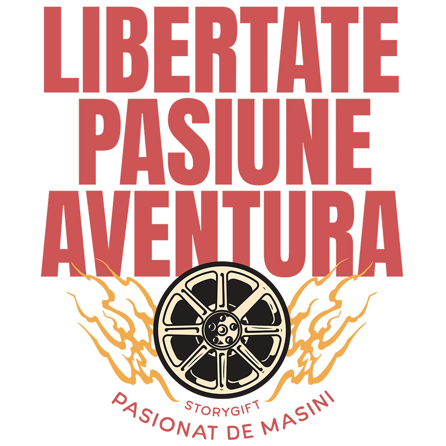 Sticker Adeziv Autocolant Personalizat Roata În Flăcări – Design Pentru Iubitorii De Mașini Și Aventură [1]