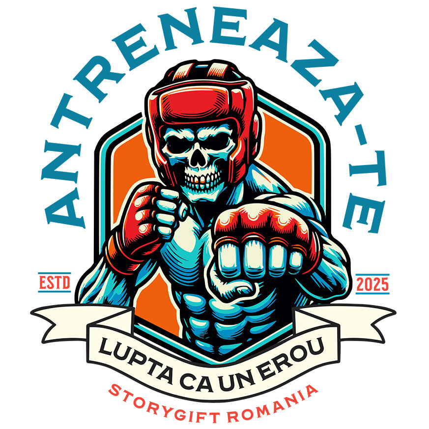Sticker Adeziv Autocolant Personalizat Luptător MMA – Motivație, Forță și Spirit de Competitie [1]