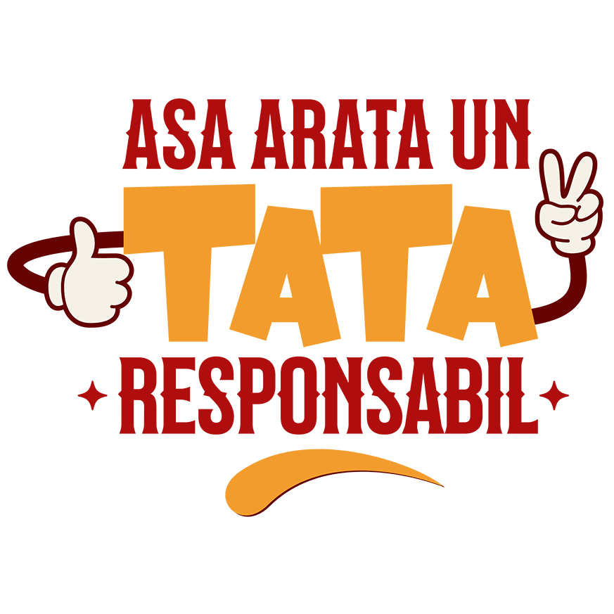Sticker Adeziv Autocolant Personalizat Cadouri Personalizate Tata și Copii | Mâini cu Mănuși Vesele, Iubire și Dragoste [1]