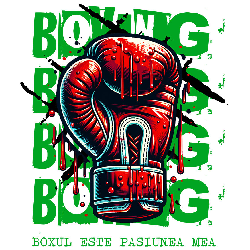 Sticker Adeziv Autocolant Personalizat Mănuși de Box și Cadouri Personalizate – Motivație și Determinare în Sport [1]