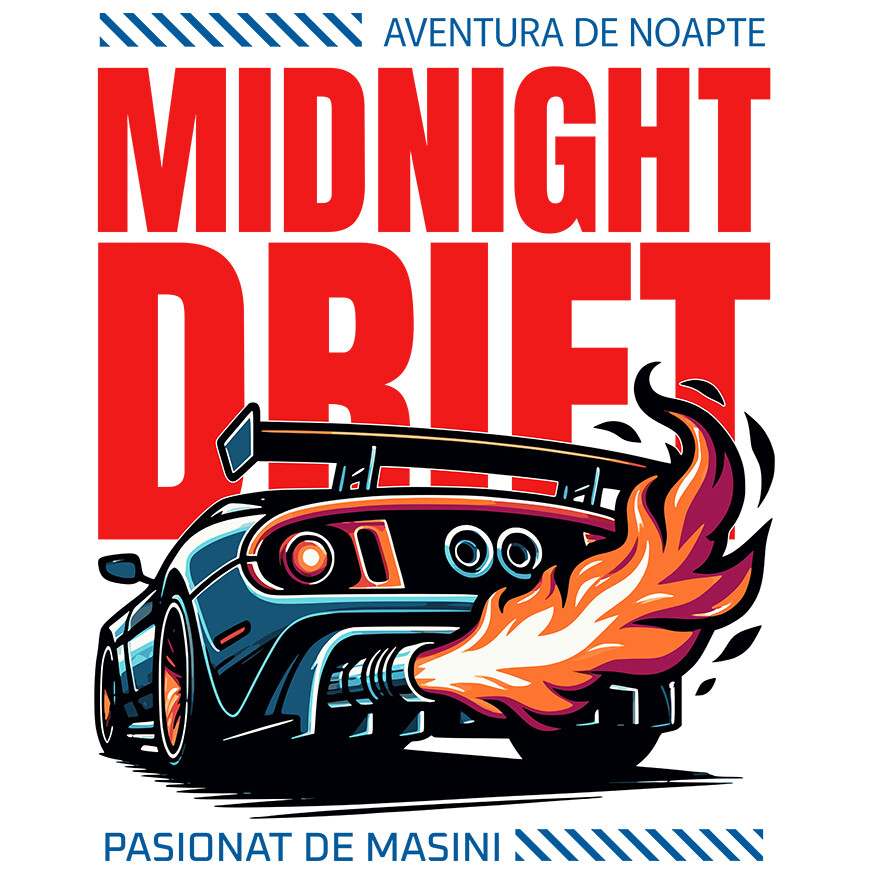 Sticker Adeziv Autocolant Personalizat Tricou Mașină Puternică – Cadou Ideal pentru Pasionații de Motoare [1]